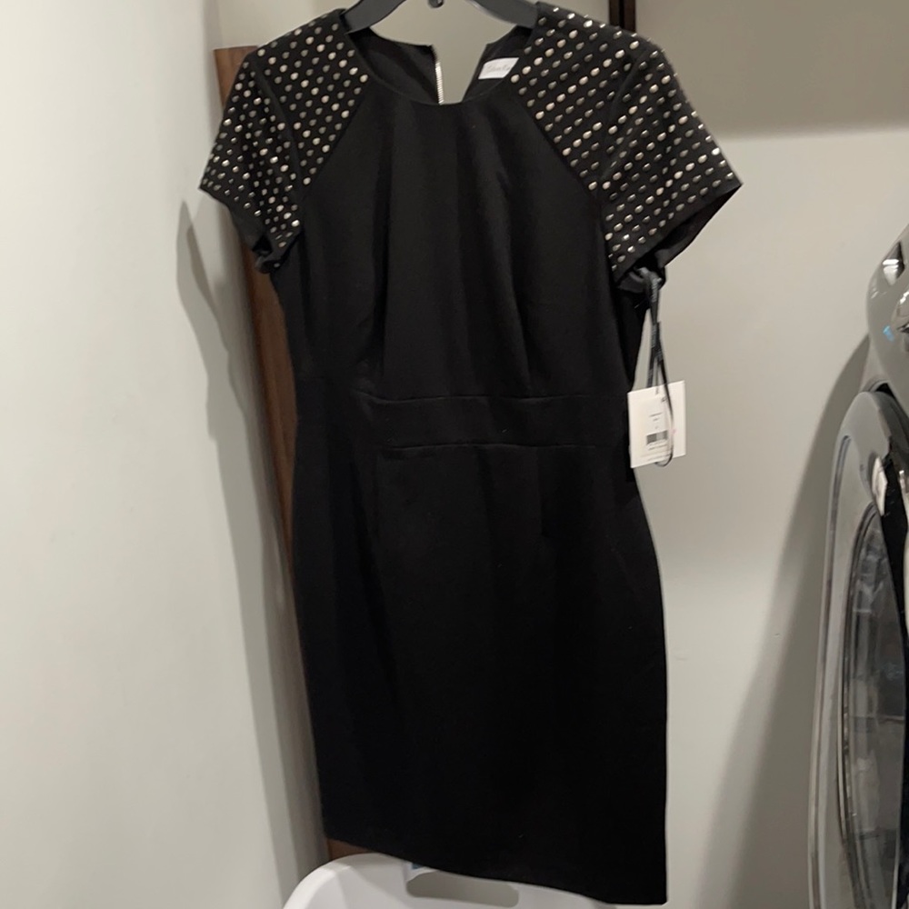 NWT Calvin Klein Black Dress Size 6